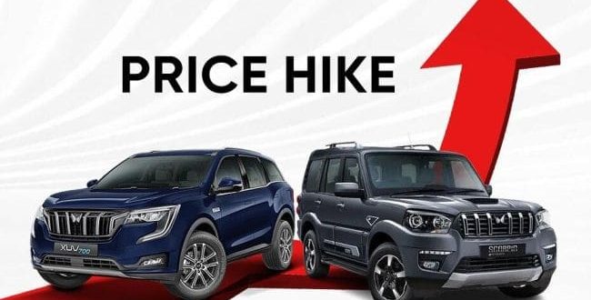Os preços do Mahindra Scorpio Classic e XUV700 aumentaram em até Rs 65.000